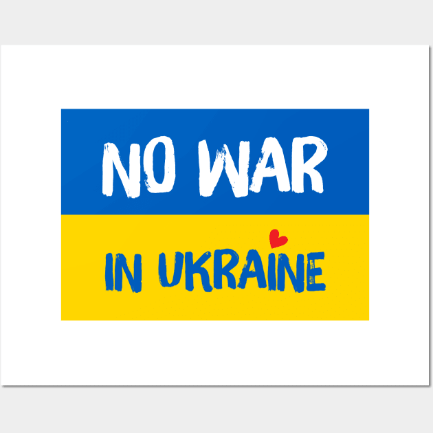 No War in Ukraine Wall Art by BeeCreativeVn